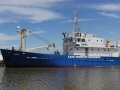 The Namao, a former coast guard vessel, is the research platform for the Lake Winnipeg research consortium.
