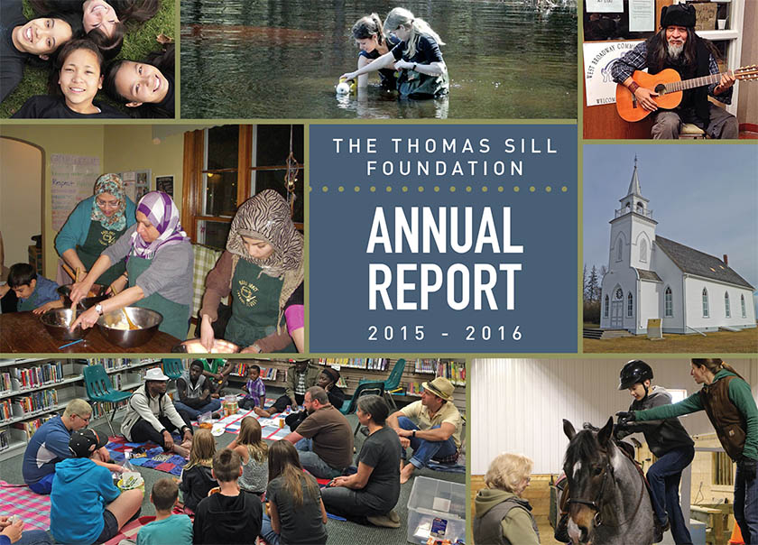 Thomas Sill Foundation Annual Report, 2015-2016