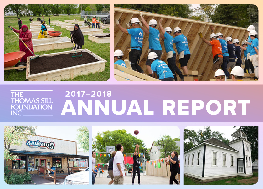 Thomas Sill Foundation Annual Report graphic